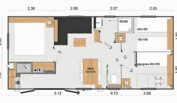 Plan Lodge des Sources